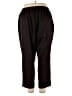 Assorted Brands 100% Polyester Solid Black Casual Pants Size 20 - photo 2