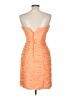 H&M 100% Polyester Orange Cocktail Dress Size 10 - photo 2