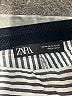Zara Houndstooth Gray Blue Dress Pants Size M - photo 3
