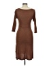 Michael Stars Brown Casual Dress One size - photo 2