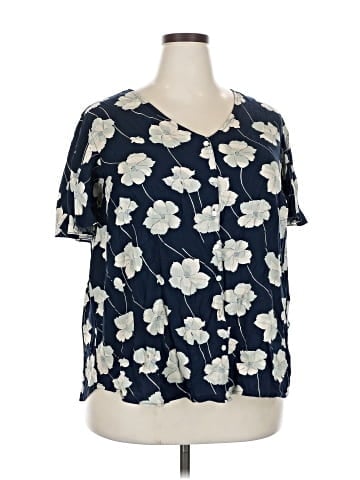 Chaps Short Sleeve Blouse (view 1)