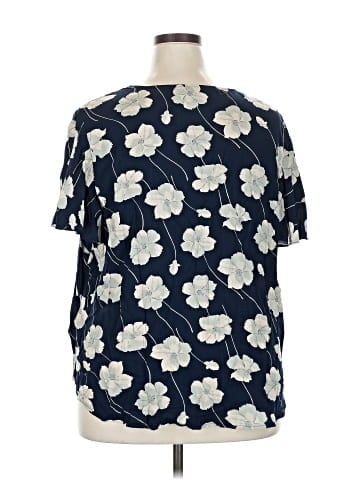 Chaps Short Sleeve Blouse (view 2)