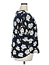 Chaps 100% Viscose Blue Short Sleeve Blouse Size 2X - photo 4