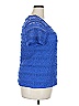 JM Collection Blue Short Sleeve Top Size 2X - photo 4