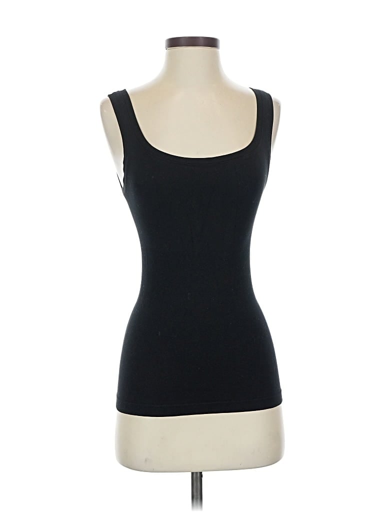 Pre-owned Yummie Sleeveless Top Black Scoop Neck Tops