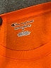 Champion 100% Polyester Orange Active T-Shirt Size M - photo 7