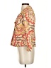Fei 100% Cotton Print Gold Blazer Size 2 - photo 5