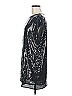 Libby Edelman 100% Polyester Silver Short Sleeve Top Size M - photo 5