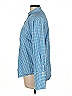 J.Crew Checkered-gingham Blue Long Sleeve Button-Down Shirt Size L (estimated) - photo 5