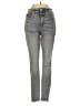 Ann Taylor LOFT Stripes Gray Jeans Size 27 waist - photo 1