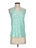 Vanity 100% Polyester Teal Tank Top Size S - photo 1