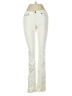 John Eshaya Solid Ivory Jeans Size 0 - photo 1