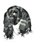 Siizu 100% Viscose Gray Scarf One size - photo 1