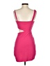 H:ours Solid Pink Cocktail Dress Size S - photo 2