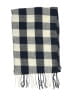 Unbranded 100% Acrylic Checkered-gingham Gray Blue Scarf One size - photo 2