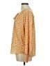 Pleione 100% Polyester Yellow Long Sleeve Blouse Size M - photo 5