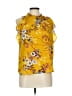 Monteau Yellow Sleeveless Blouse Size L - photo 1