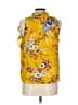 Monteau Yellow Sleeveless Blouse Size L - photo 2