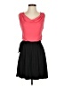 Express 100% Polyester Color Block Pink Casual Dress Size XS - photo 1