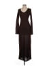 Boohoo Brown Casual Dress Size 4 - photo 1