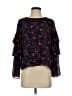 Madewell 100% Polyester Blue 3/4 Sleeve Blouse Size S - photo 1