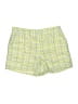 Maison d' Amelie 100% Polyester Tweed Green Yellow Shorts Size S - photo 1