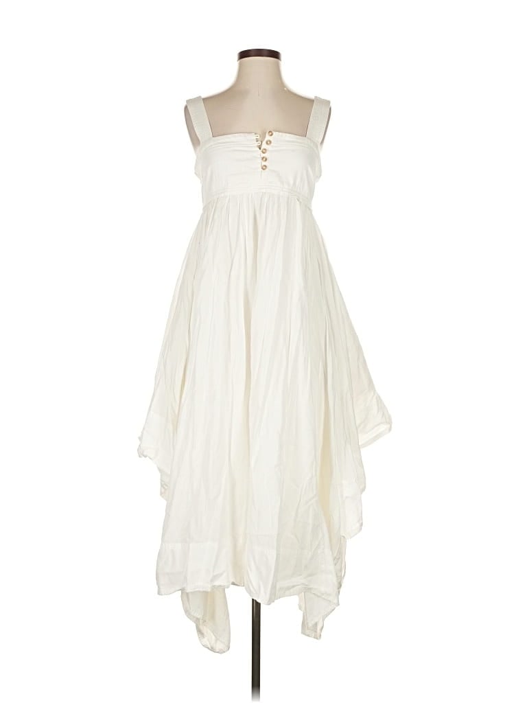 Pre-owned Pilcro Casual Dress In White