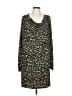 MICHAEL Michael Kors Animal Print Gold Casual Dress Size L - photo 1