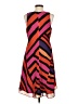 CAbi 100% Polyester Stripes Orange Cocktail Dress Size S - photo 2