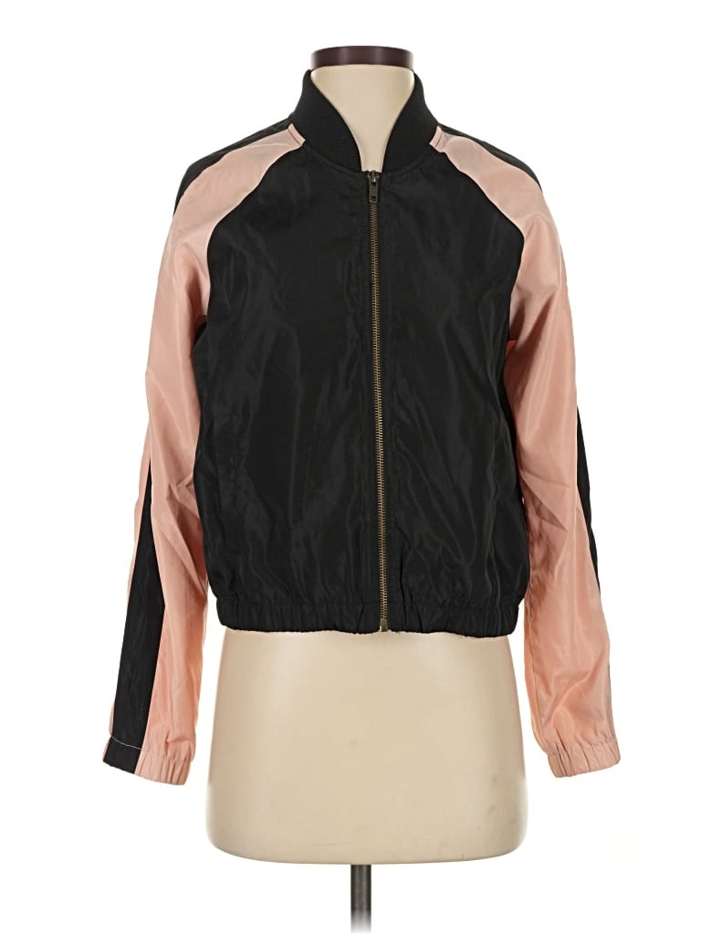 Pre-owned Free Press Track Jacket In Black