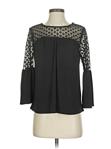 White House Black Market Long Sleeve Blouse (view 1)
