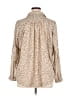 Hayden Polka Dots Tan Long Sleeve Blouse Size XL (estimated) - photo 2
