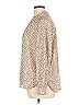 Hayden Polka Dots Tan Long Sleeve Blouse Size XL (estimated) - photo 5