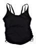 Lands' End Solid Black Swimsuit Top Size 12 DD - photo 1