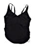 Lands' End Solid Black Swimsuit Top Size 12 DD - photo 2