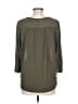 H&M 100% Polyester Green 3/4 Sleeve Blouse Size L - photo 2