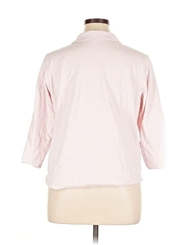 Gloria Vanderbilt 3/4 Sleeve Button-Down Shirt (view 2)
