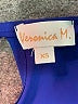 Veronica M. 100% Polyester Blue Short Sleeve Top Size XS - photo 7