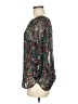 Bisou Bisou 100% Polyester Green 3/4 Sleeve Blouse Size M - photo 5
