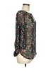 Bisou Bisou 100% Polyester Green 3/4 Sleeve Blouse Size M - photo 4