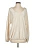 Entro 100% Polyester Ivory Long Sleeve Blouse Size S - photo 1