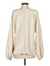 Entro 100% Polyester Ivory Long Sleeve Blouse Size S - photo 2