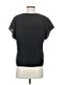 Cooper & Ella 100% Polyester Black Short Sleeve Top Size XS (0) - photo 2