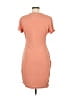 Express Solid Orange Casual Dress Size M - photo 2