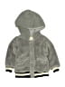 Monica + Andy 100% Polyester Gray Zip Up Hoodie Size 12-18 mo - photo 1