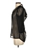Studio Y 100% Polyester Black 3/4 Sleeve Blouse Size S - photo 5