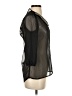 Studio Y 100% Polyester Black 3/4 Sleeve Blouse Size S - photo 4