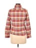 Pendleton 100% Cotton Plaid Orange Long Sleeve Button-Down Shirt Size S (petite) - photo 2