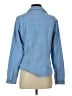 Lemon Grass 100% Polyester Blue Long Sleeve Blouse Size S - photo 2