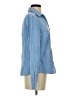 Lemon Grass 100% Polyester Blue Long Sleeve Blouse Size S - photo 4